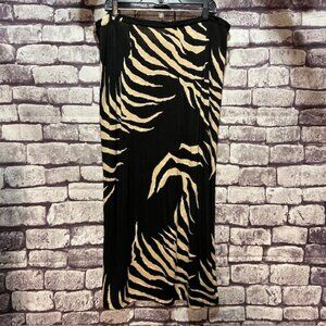 Michel Antoni Black & Beige Skirt Size 2X